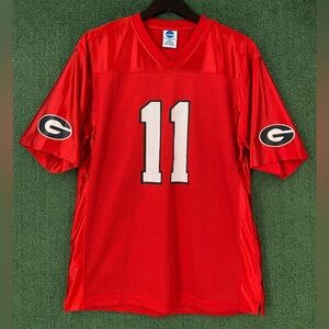 VTG Y2K NCAA University Georgia Bulldogs UGA  #11 Football Jersey Men’s Medium